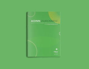 aoinn奧因環保科技宣傳畫冊封面封底設計